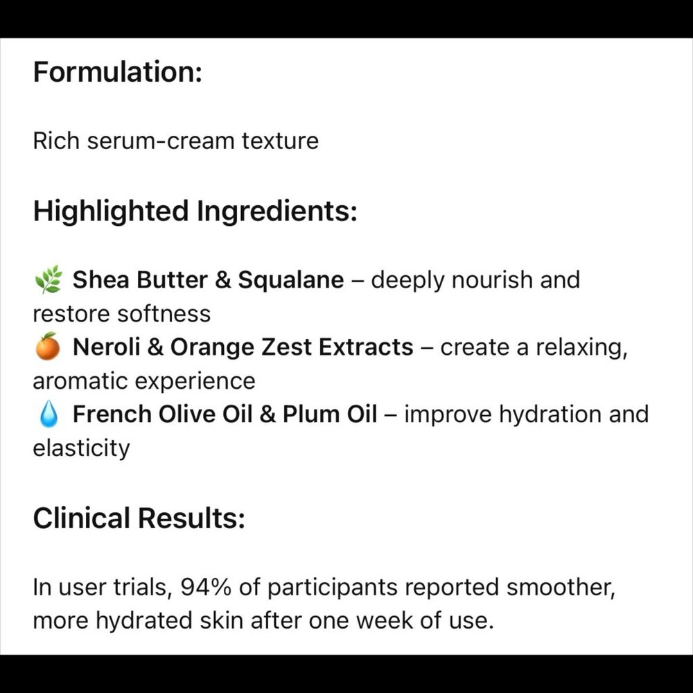 Laura Mercier Neroli Du Sud Serum Body Cream 200mL / 6.5oz - Picture 6 of 6